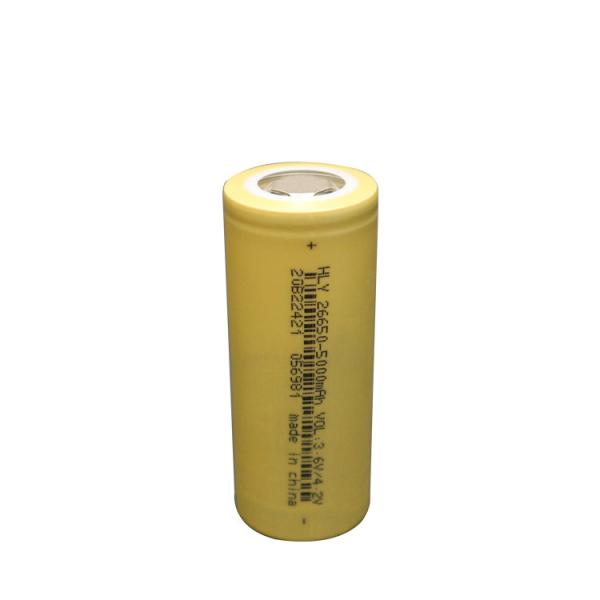 Buy cheap Long Cycle Life 26650 Lithium Cylindrical Battery Cells 3.6V 5000mAh Rechargeable from wholesalers