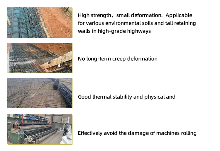 After-Sale Service Online Technical Support Steel Plastic Geogrid for Road Construction