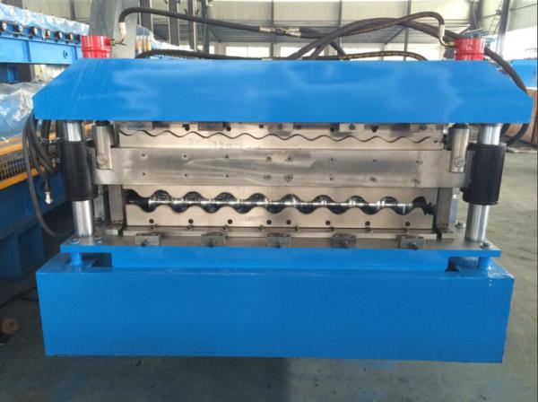 Buy cheap Corrugated Sheet Roll Forming Machine , Metal Roofing Forming Machine By Chain from wholesalers