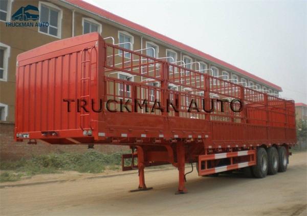 Buy cheap Heavy duty 60 Tons Fence Semi Trailer ABS System For Bulk Cargo Transport from wholesalers
