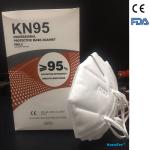 Non Toxic Disposable Earloop Face Mask , Lightweight KN95 Face Mask