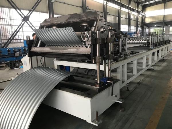 Buy cheap Heavy Duty Silo Roll Forming Machine Gear And Hydraulic Cutting System For Industrial from wholesalers