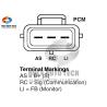 Buy cheap High Output Mitsubishi Car Alternator 11273 / 11268 For Ford Lincoln Mercury Edge Fusion Taurus MKX MKS from wholesalers