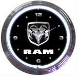 ABS UL Round Bud Light Clock 38cm Shell Neon Beer Clocks