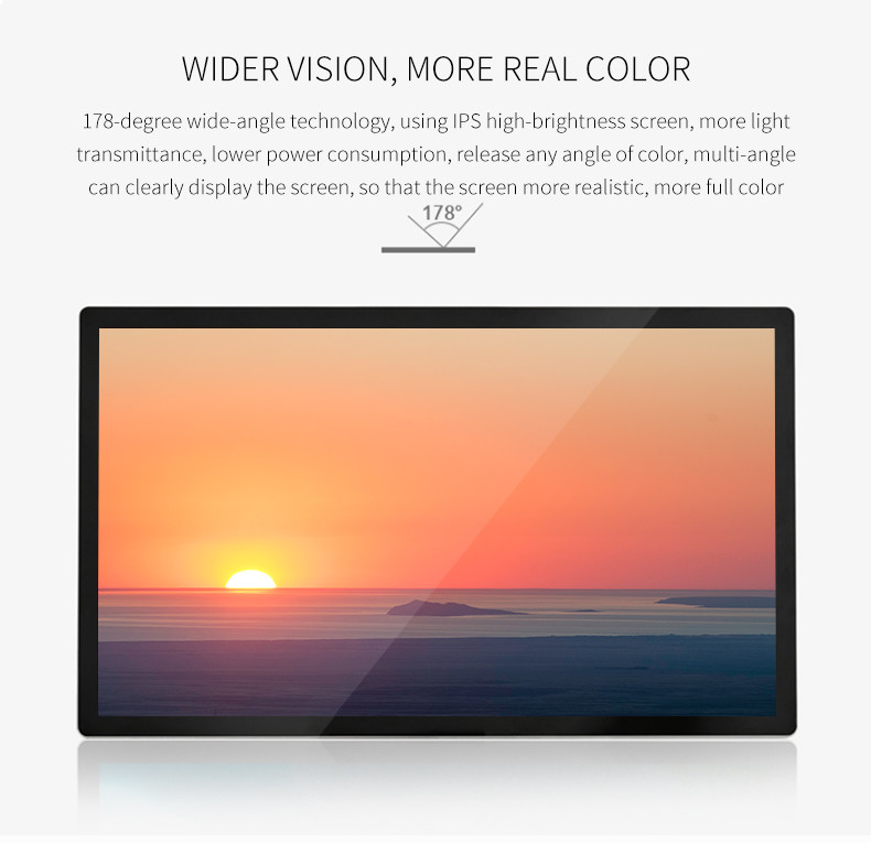 Self Service LCD Touch Screen Interactive Whiteboard Black Shell Colour