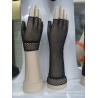 Buy cheap Sensational Dance Wear Accessories Black Hollow Mesh Fingerless Gloves for Adults from wholesalers
