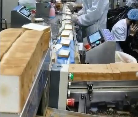 Buy cheap 500kg/H 304 Stainless Steel Automatic Toast Production Line from wholesalers