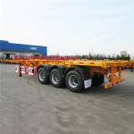 CIMC 3 Axle Skeletal Trailer For Container Transport