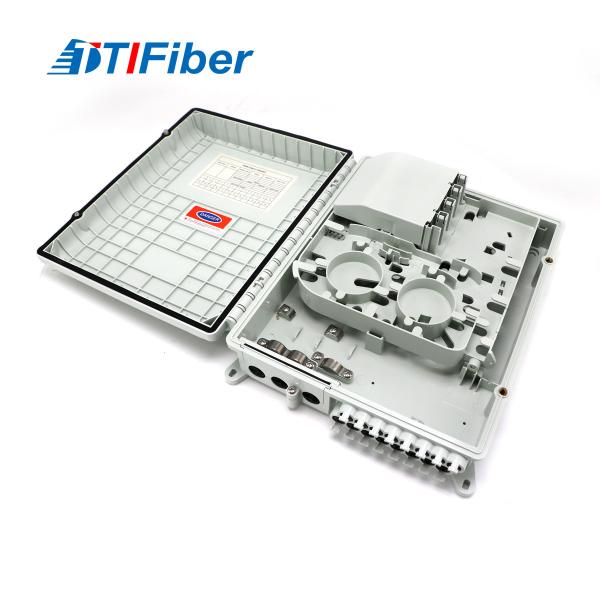 Buy cheap Outdoor FTTH 16 Core Empty Full loaded Fiber Optic Distribution Box ABS Material from wholesalers