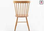 Walnut Window Back Wood Restaurant Chairs Solid Wood American Windsor Chair