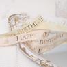 Buy cheap Custom Printed Grosgrain Gift Wrap Ribbon Happy Birthday Pattern 50Y Length from wholesalers