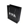Buy cheap Fashion Black Paper Shopping Bags, Logo Customized Paper Hand Bag For Clothes Packaging from wholesalers