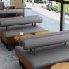 Buy cheap Restaurent Couch Sofa, Hotel Booth Sofa, Club Couch, PU Leather Upholstery, High Density Foam, Powder Coated Metal Base from wholesalers