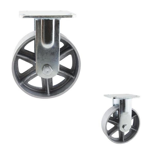 Buy cheap 6x2 Inch Silver Wheel 280kg Load Capacity Heavy Duty Rigid Casters from wholesalers