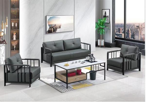 Buy cheap Modern Beauty Spa Salon Waiting Room Sofa 1 3 Seat Comfort Office Sofa Leather Reception Sofa Couch from wholesalers