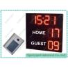 Buy cheap Wireless Electronic Football Scoreboard , Led Soccer Game Score Board AC 100V - 240V from wholesalers