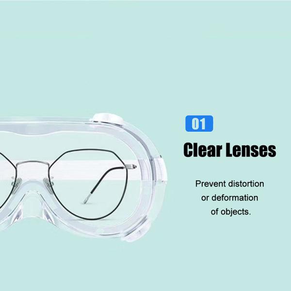 Buy cheap Soft PVC Eye Protection Goggles Disposable Anti Virus / Splash Medical Usage from wholesalers