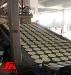 ISO 9000 220V Roti Tortilla Flat Bread Production Line