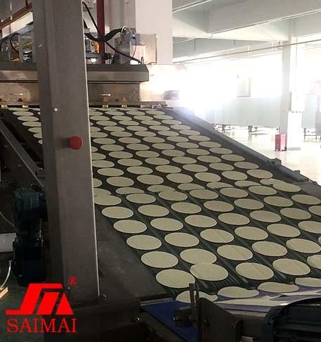 Buy cheap SUS304 Hygiene 380V Pita Bread Flat Bread Production Line from wholesalers