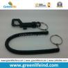 Buy cheap Black Spiral Coiled Key Chain W/Colored Plastic Hook from wholesalers