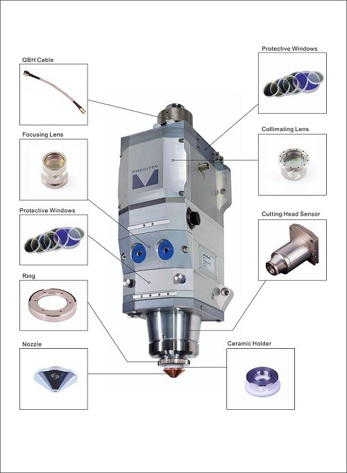 Nozzle For Hans Laser Head D28H15M11 CNC Fiber Laser Cutting Parts