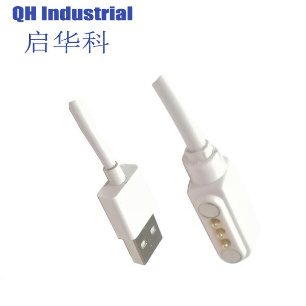 Buy cheap 3Pin Switzerland Magnetic Pogo Pin Charger Cable Connector 12V1A For Smart Bracelet from wholesalers