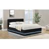 Buy cheap Black Faxu Leather Ottoman LED Storage Bed from wholesalers