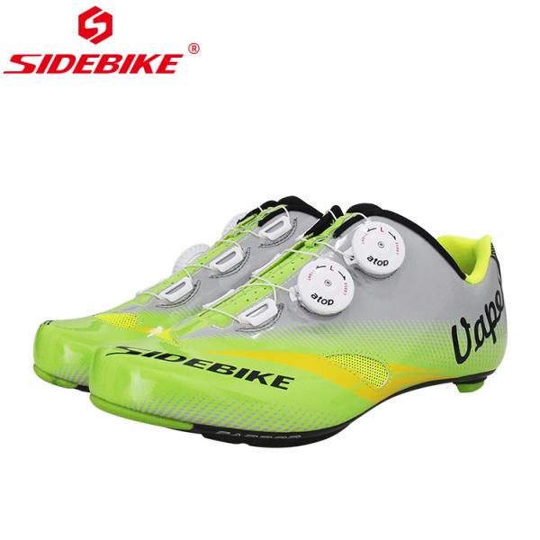 Buy cheap Adjustable Buckle Mens SPD Cycling Shoes Bright Color Printed Low Wind Resistance from wholesalers