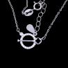 Buy cheap Elegant Design Little Mermaid Jewelry / 925 Silver Cubic Zircon Necklace from wholesalers