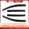 Buy cheap ABS Smoke Window Visor , 4Pcs/Set Side Window Deflectors Fit Ford Escape 2013-2019 from wholesalers