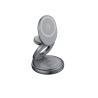 Buy cheap Magnetic 3 In 1 Wireless Charging Station Foldable 15W For Space Grey Phones from wholesalers