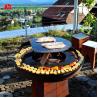 Buy cheap Corrosion Resistant Corten Steel BBQ Grill Outdoor Charcoal Grill Rusty Red from wholesalers
