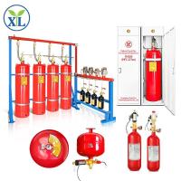 Buy cheap Gas Pressure 4.2MPa Pipe Line Type Fm-200 Fire Suppression System For Server product