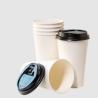 Buy cheap Leakproof 16oz Single Layer Disposable Tea Cups White Paper Cups And Lid from wholesalers