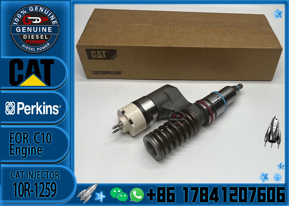 Genuine Quality Brand New Diesel Fuel Injector 10R-1259 10R1259 for Caterpillar CAT C10 engine