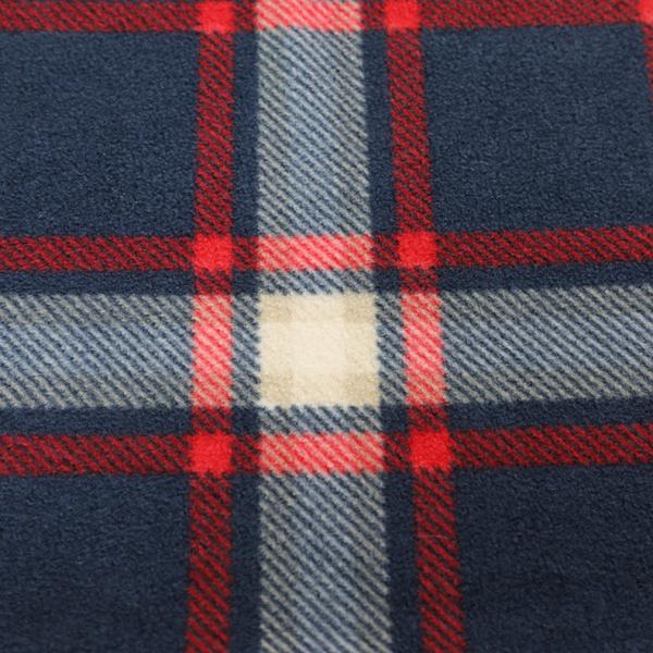 Buy cheap Plaid Printed Classic Micro Fleece Fabric 350gsm For Gloves Scarf from wholesalers