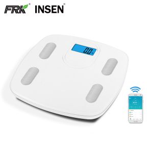 Round Edge Full ABS Plastic Smart Bluetooth Body Analyser Scale