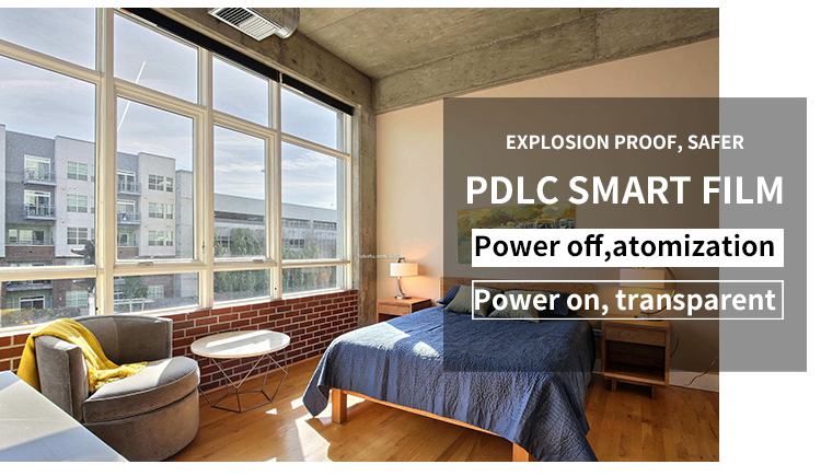 PDLC Smart Film Change Color Privacy Control Screen Film In Roll