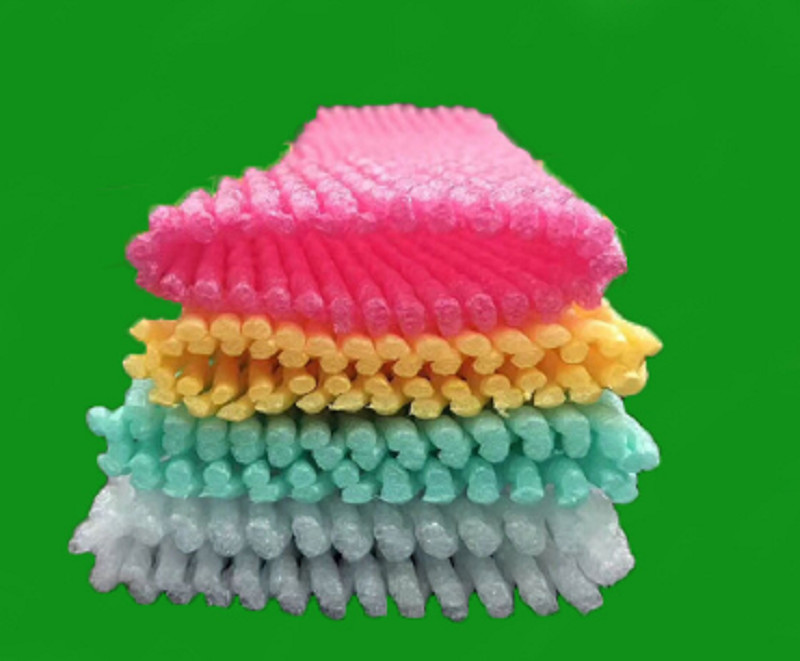 EPE LDPE Materials Fruit Packaging Net Yellow Color