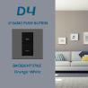 Buy cheap Metal Light Wall Switch Push Button RS485 Vertical Style Multi Color from wholesalers