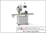 Box / Carton Top Labeler Bottle Labeling Machine 380V