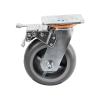 Buy cheap High Temperature TPR Casters Industrial Trolley Scaffold Castor 4 Inch 5 Inch 8 Inch from wholesalers