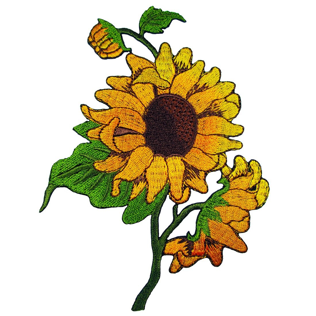 Rose Flower Butterfly Custom Woven Badges Patches for Garment Clothing