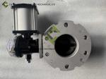 Single flange pneumatic butterfly valve of concrete mixing plant fittings