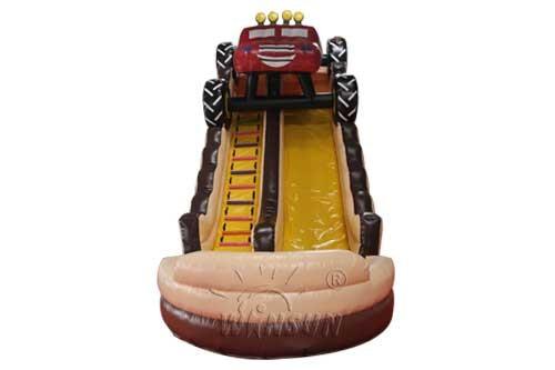 Buy cheap Monster Truck Big Inflatable Slide PVC Material Made For Kids / Adults from wholesalers
