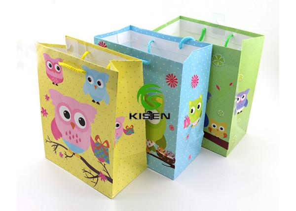 Buy cheap Printing Retail Shop Bags Lightweigt Easy To Lift Fashion Design Color Coated from wholesalers