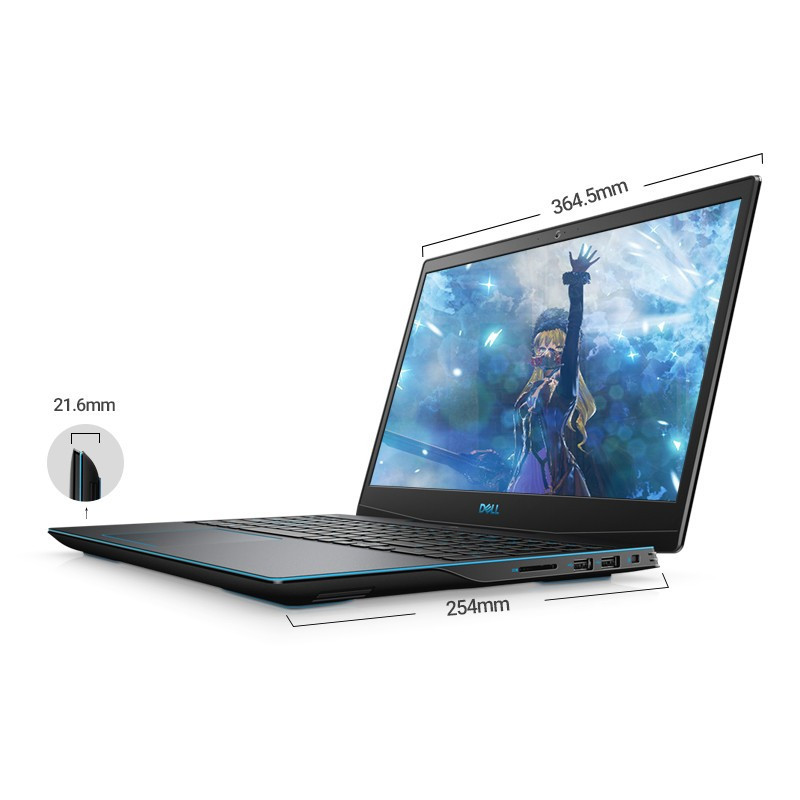 Pre-owned Dell G3 i5-7300HQ 15.6" Gaming Laptop 8G DDR4 256G SSD GTX1050-4G 1920x1080