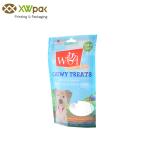 Printed Resealable Doypack Stand Up Pouch Pet Food Dog Treat Packaging Bags With