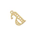 26 Letter 18K Gold Pendant DIY Jewelry Personalized Initial Charm Necklace ODM