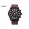 Buy cheap Waterproof Men's Quartz Watch Chronograph 6 Pointers Leather Strap Wristwatch M564 from wholesalers